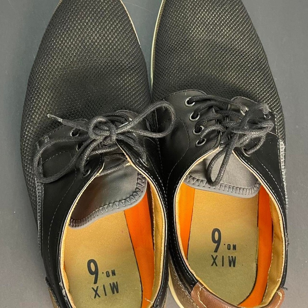 ck mesh lace-up oxfords with brown accents Men's 11 casual Mix no 6